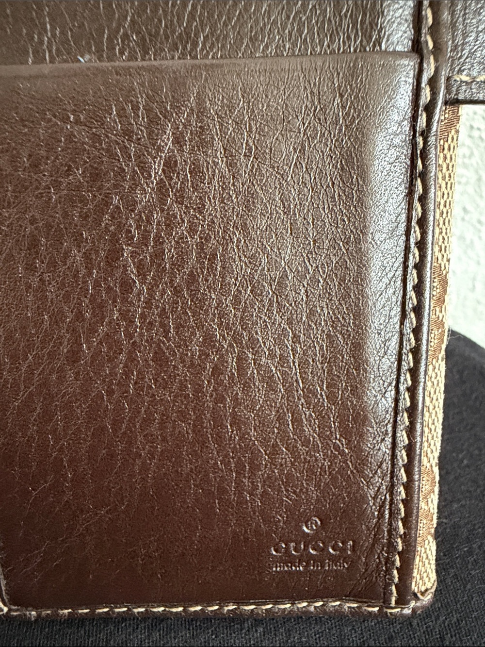 Gucci Beige and Brown GG Canvas Continental Wallet - Picture 4 of 6